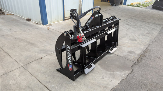 60 Inch Rake/Brush Grapple - 1 Cyl - Skid Steer