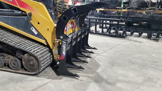 60 Inch Rake/Brush Grapple - 1 Cyl - Mini