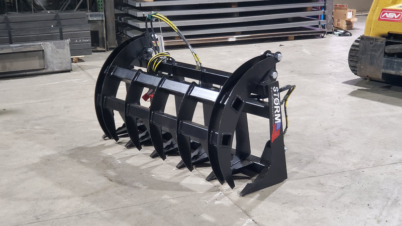 Load image into Gallery viewer, 60 Inch Rake/Brush Grapple - 1 Cyl - Mini
