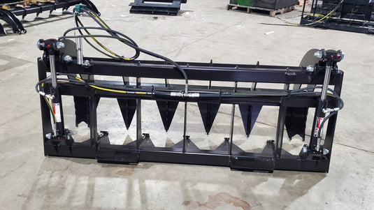 72 Inch HD Rake/Brush Grapple - Skid Steer