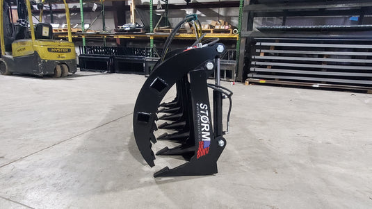 72 Inch HD Rake/Brush Grapple - Skid Steer