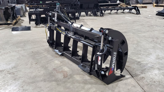 72 Inch HD Rake/Brush Grapple - Skid Steer