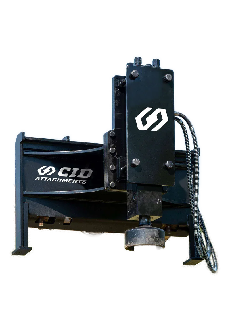 Load image into Gallery viewer, CID Attachments skid steer grapple with hydraulic hoses, heavy-duty construction equipment
