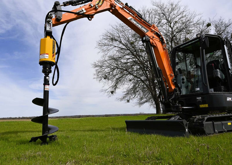 Load image into Gallery viewer, Belltec H Series auger drive drilling with excavator
