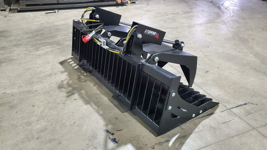 60 Inch Rock/Brush Grapple - 2 Cyl - Skid Steer
