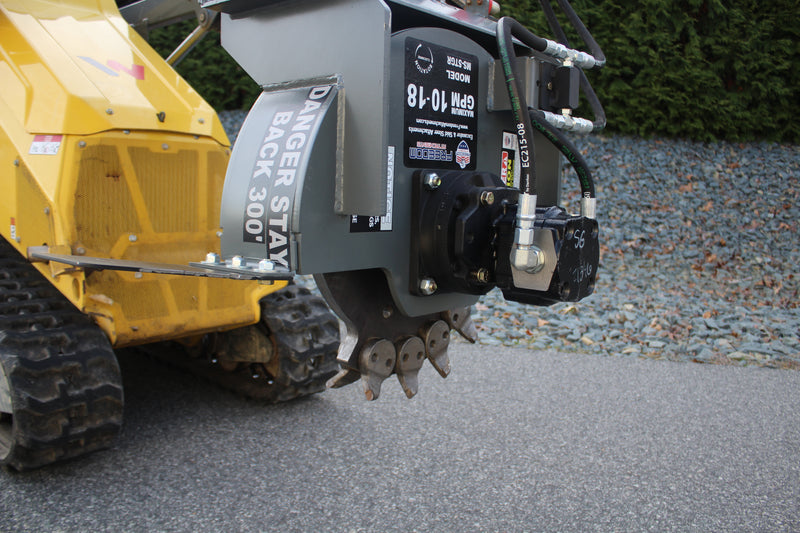 Load image into Gallery viewer, Mini Skid Steer Stump Grinder 36 Inch 18-25 GPM
