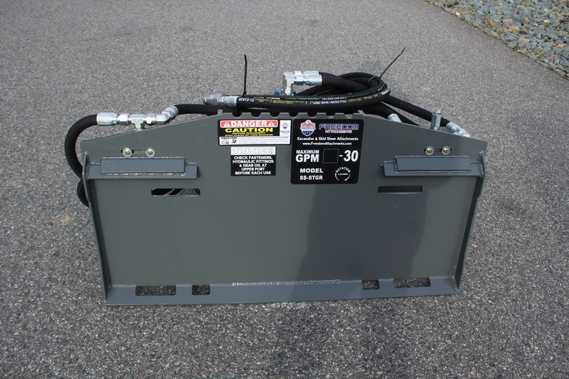 Load image into Gallery viewer, Skid Steer Stump Grinder 24 Inch 16-29 GPM
