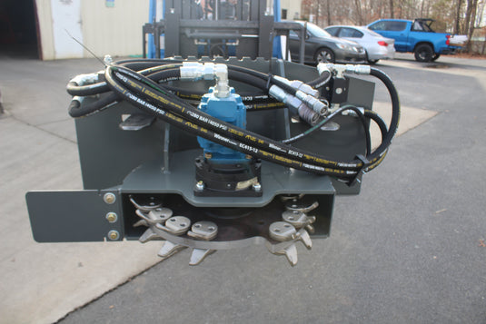 Skid Steer Stump Grinder 24 Inch 16-29 GPM